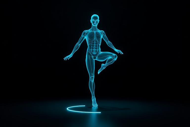 3D visual representing balance